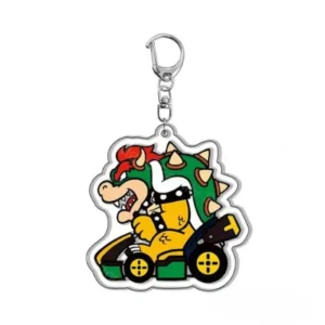 bowser mario kart keychain