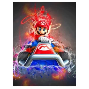 diamond painting mario kart