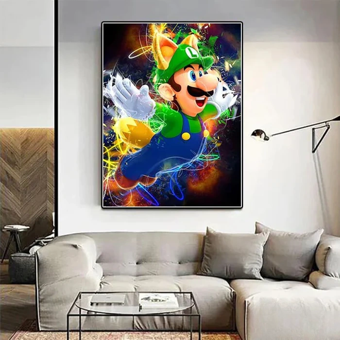 luigi diamond painting