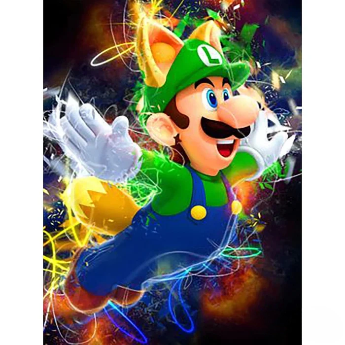 luigi diamond painting