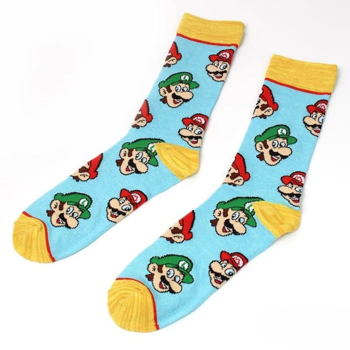 mario and luigi socks