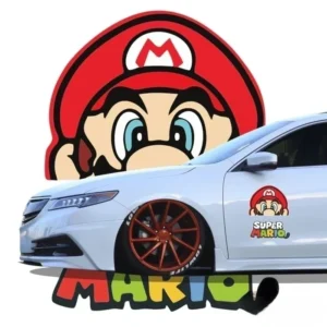 mario car sticker