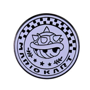 mario kart blue shell pin