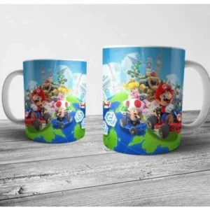 mario kart coffee mug