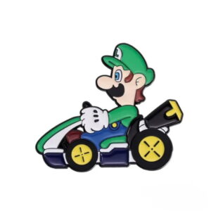 mario kart collector pin luigi