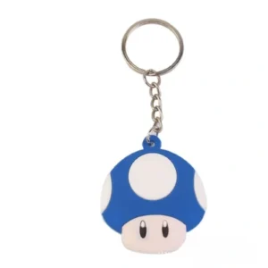 mario mushroom keychain