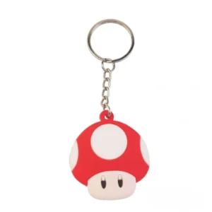 mario mushroom keychain