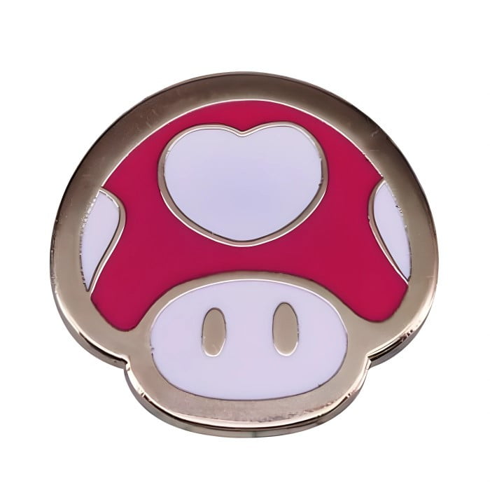 mario mushroom pin