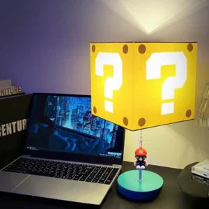 mario question block lamp
