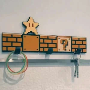 mario wall-mounted key ring
