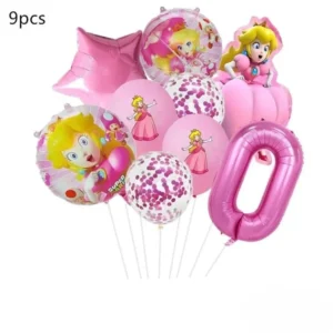 princess peach birthday balloons