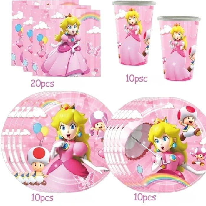 princess peach birthday party supplies