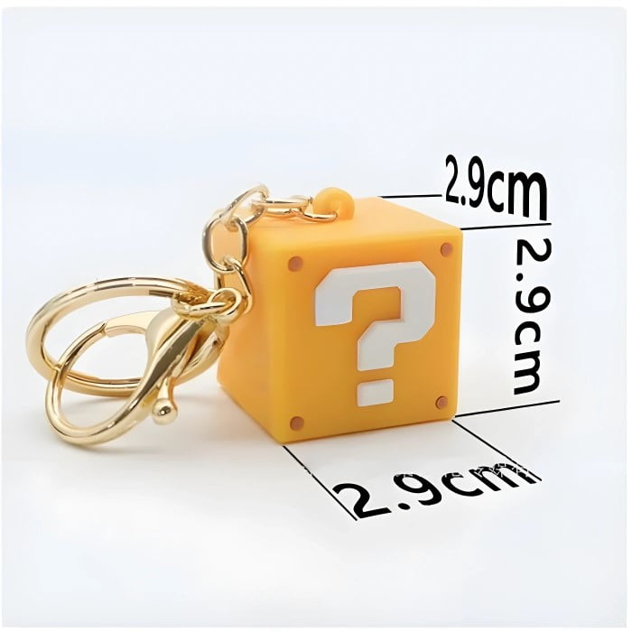 question block keychain