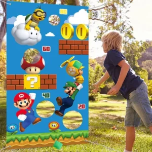 super mario bean bag toss