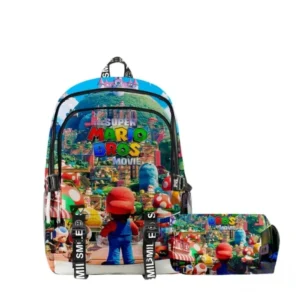super mario brothers movie backpack set