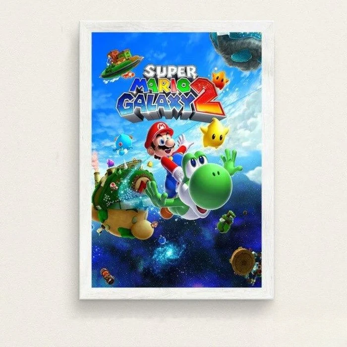 super mario galaxy 2 poster