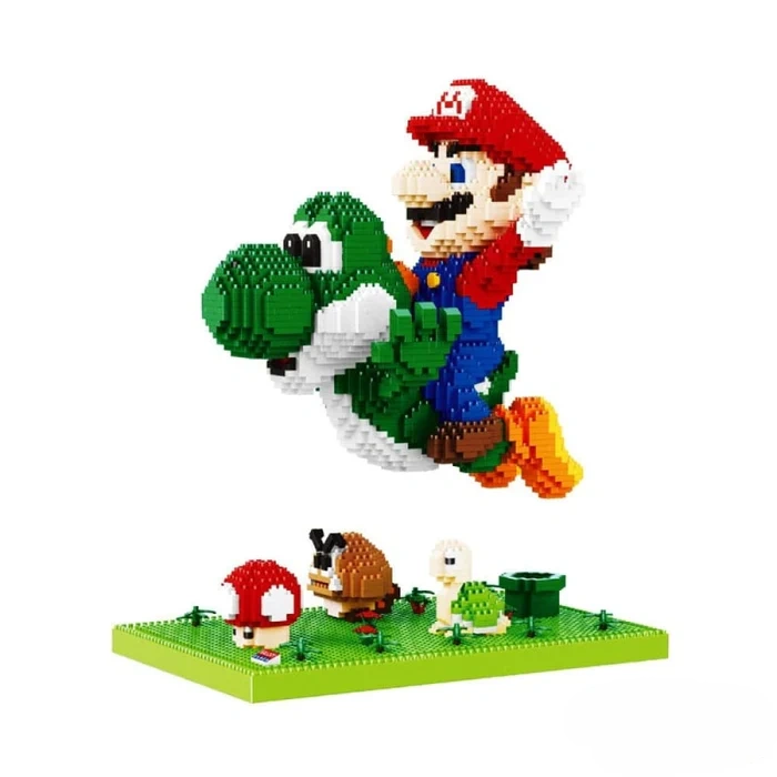 yoshi and mario nanoblock