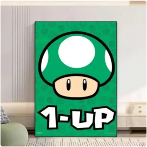 1up mushroom poster