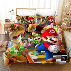 bedding set mario party