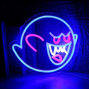 boo neon sign