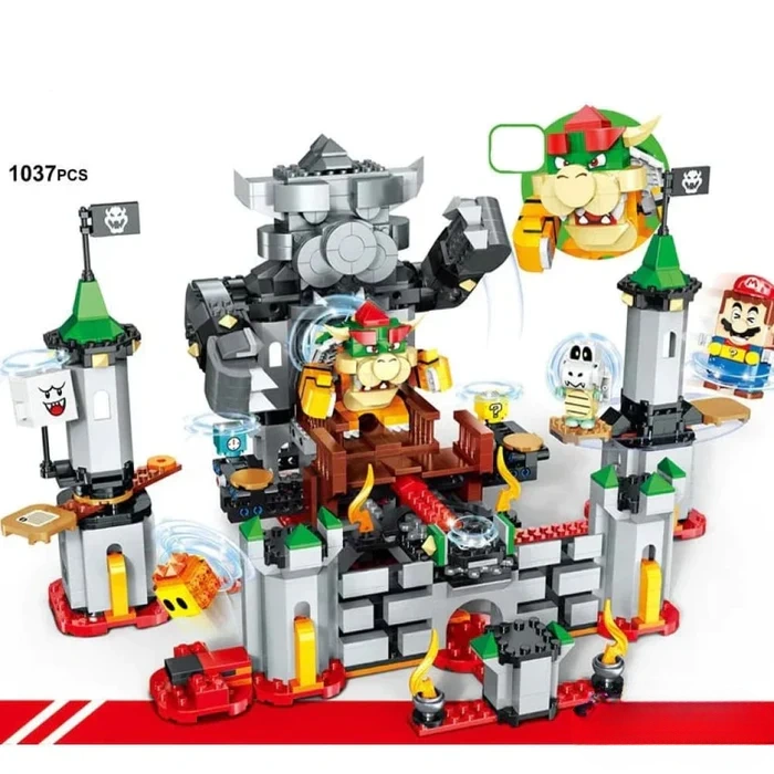 bowser's castle building set