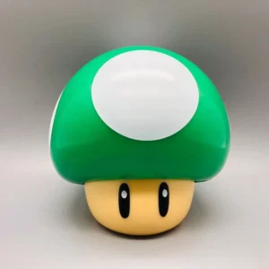 green mario mushroom lamp