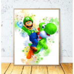 luigi yoshi poster