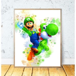 luigi yoshi poster