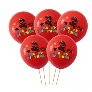 mario birthday balloons