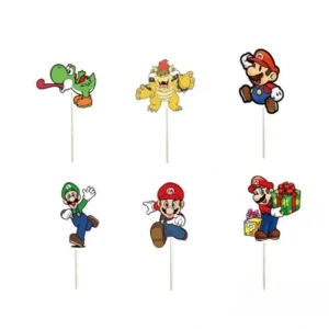 mario cupcake toppers