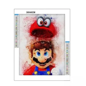 mario diamond art