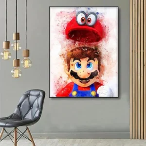 mario diamond art