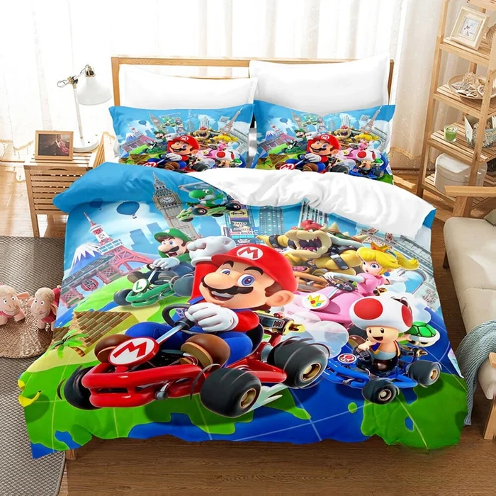 Mario Kart Bedding Set mario kart bedding set