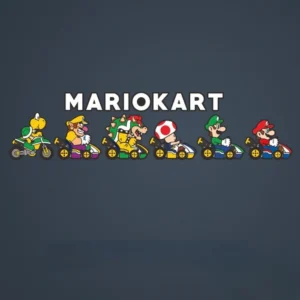 mario kart car stickers
