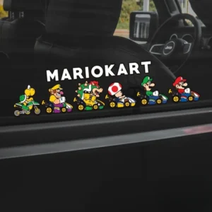 mario kart car stickers