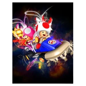 mario kart diamond painting