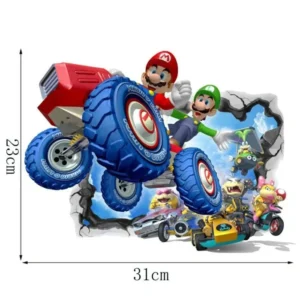 mario kart double dash wall decals