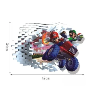 mario kart wall stickers