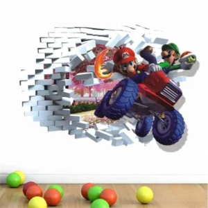 mario kart wall stickers