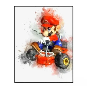mario mario kart poster