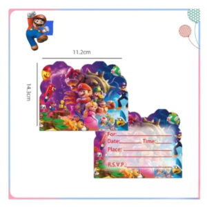 mario movie birthday card