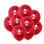 mario mushroom balloons