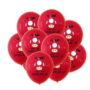 mario mushroom balloons