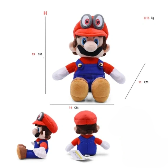mario odyssey plush with hat
