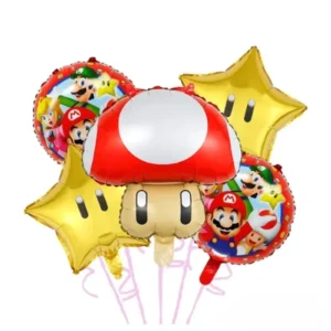 mario power ups balloons