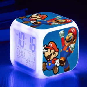 mario retro alarm clock