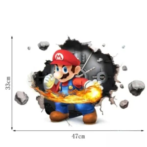 mario smash bros wall decals
