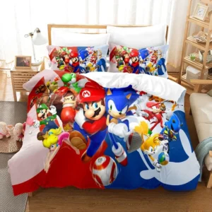 mario sonic bedding