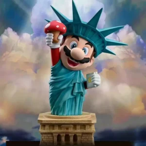 mario statue of liberty figure
