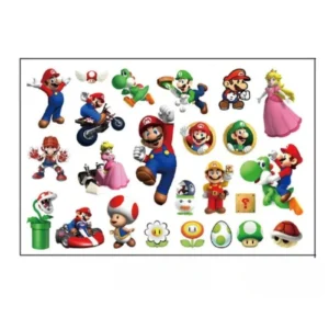 mario tattoos kids